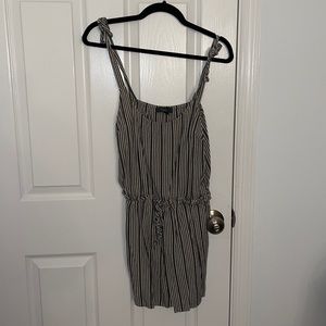 Striped Romper/Beach Cover-up